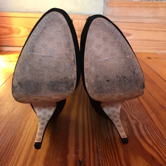 Betsey Johnson Black Knee-high Boots, EUC, 7.5 - Picture 9 of 16